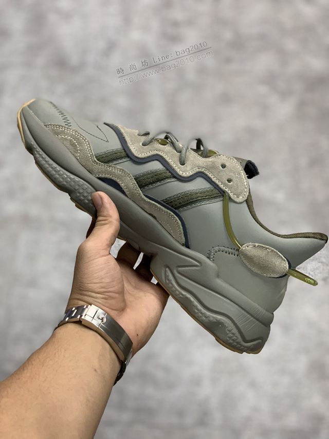 Adidas鞋 阿迪達斯Adidas Ozweego三葉草復古老爹鞋 男女同款  hdx13332